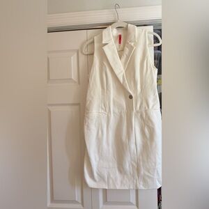 Spanx The Perfect White Vest Dress